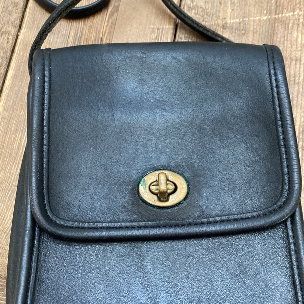 Coach vintage scooter crossbody bag 9893 black - Picture 3 of 5